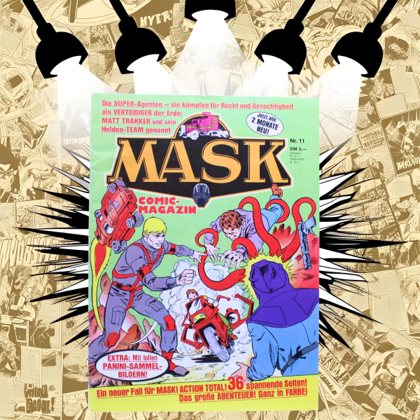 M.A.S.K. Comic Nr. 11 „Gefährliche Schatten“ – Interpart 1989 – Curt Swan – Deutsch